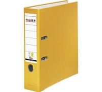 Falken 20x Classeur à levier PP A4 dos de 80mm VEGAN noir Jaune 09984048007F