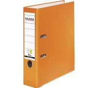 Falken 20x Classeur à levier PP A4 dos de 80mm VEGAN noir Orange 11286721007F
