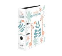 Falken Classeur pour maternelle avec pochette. Fabriqué en Allemagne. Largeur 8 cm, format A4. Motif jungle.