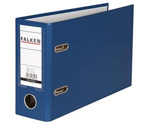 FALKEN Classeurs à levier PP, A5, paysage, dos 8 cm - Bleu (unité unique)