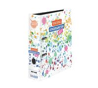 Falken Classeurs pour maternelle avec pochette. Fabriqués en Allemagne. Largeur 8 cm, format DIN A4, motif « Kleckse » (taches)
