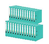 Falken 25x Classeur à levier PP A4 VEGAN Turquoise 11286770007F