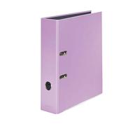 Falken PastellColor Classeur à anneaux en plastique Violet pastel Largeur 8 cm Format A4