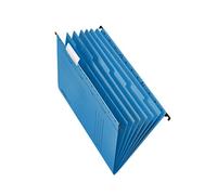 Falken Porte-documents et dossier personnel UniReg. Fabriqué en Allemagne. En carton recyclé pour format DIN A4, ouvert sur le côté, bleu