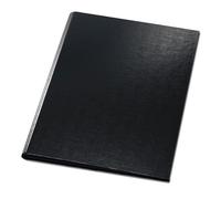 Falken Porte-documents haut de gamme. Fabriqué en Allemagne. Extérieur et intérieur en plastique pour format A4, avec pochette sur la couverture avant et porte-stylo noir.