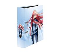 Falken - Réf. 21002184000F -1 classeur à levier 2 anneaux Manga Girl - Format A4 - Dos de 80 mm - Mécanique 70 mm - Dimensions : Longueur 28,5 x largeur 8 cm x hauteur 31,8 cm - motif Manga Girl