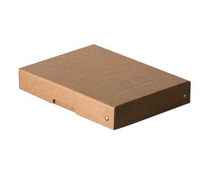 Falken - Ref. 22001808000F - PureBox Nature - 1 boîte de rangement avec couvercle - emballage cadeau - sans plastique - format A5 - hauteur 40 mm - poignée découpée - entourée d'un ruban