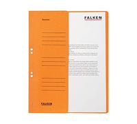 Falken - Réf. 80000516001F - 50 chemises à oeillet A4 1/2 VD KH - Orange
