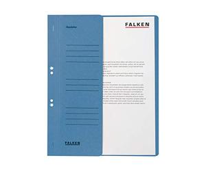 Falken - Réf. 80000524001F - Carton de 50 chemises à oeillet A4 1/2 VD BH - Bleu