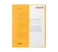 Falken - Réf. 80000532001F - Carton de 50 chemises à oeillet A4 1/2 VD BH - Jaune