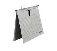 Falken - Réf. 80002835001F - Carton de 25 dossiers suspendus A4 - Gris