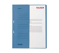 Falken - Réf. 80003809001F - Carton de 50 chemises à oeillet A4 1/2 VD KH - Bleu