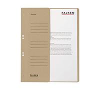 Falken - Réf. 80003866001F - Carton de 50 chemises à oeillet A4 1/2 VD BH - Gris