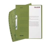 Falken - Réf. 80004013001F - Carton de 50 chemises à crochet A4 1/2 VD KH - Vert