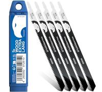 FALKENWALD Lame de scie sauteuse bois - 5x T1044DP, 250mm longue | Lame de scie sauteuse, lame scie sauteuse Bosch - compatible Makita, Dewalt, Festool