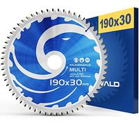 FALKENWALD Lame scie circulaire 190 x 30 mm - Bois Métal Alu, coupe fine | Disque scie circulaire 190 bois & lame circulaire 190mm - disque circulaire 190, alésage 30 mm