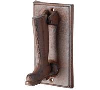 Esschert Design Heurtoir de porte Fallen Fruits en fonte marron
