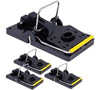 FALLENHELD Lot de 4 Pièges à Rats en Plastique I Grand piège à Rats sans Poison I Tapette puissante I Utilisation Simple, Réutilisable, Efficace