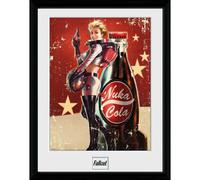 Fallout Poster Encadré Nuka Cola 45 X 34 Cm