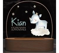 Fallover Cadeau Personnalisé Bebe avec Prénom Date, Cadeau Naissance Garcon Fille Original, Bebe Naissance, Decoration Chambre Bebe, Nouveau-né Garçon Fille,Cadeau de Anniversaire Noël Baptême