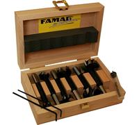 Famag Bormax 2.0 Forstnerbohrer Set mit Zentrierspitze, 5-teilig, 15-35 mm