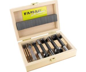 Famag Bormax 2.0 Forstnerbohrer Set mit Zentrierspitze, 5-teilig, 15-35 mm