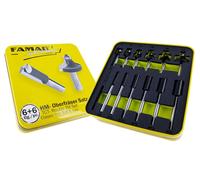 Famag HM-Oberfräser-Satz Classic-Line 6+6 tlg. Fräser-Set Metallbox Abrundfräser