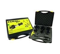 Famag HM- PAROLI- Ensemble de scies-cloches 8 pcs D45-50-57-60-68-80 mm in daptateur + LRV + PS Quantité:1