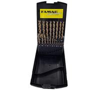 FAMAG HSS-G Jeu de 19 mèches à bois hélicoïdales