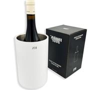 Famanu - Boîte à vin isotherme à double paroi, en acier inoxydable, couleur blanche