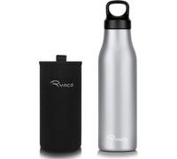 Famanu : Bouteille isotherme en acier inoxydable, 600 ml, à double paroi isolante, sans BPA, avec mousqueton