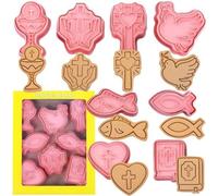 Famanu, emporte-pièces en acier inoxydable - coffret de 8 pièces pour biscuits et pâtisseries