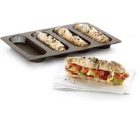 Famanu, ensemble de 4 mini-baguettes en silicone, forme baguette, colorées