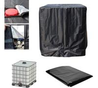Famanu IBC-Tankabdeckung 1000 litres - Étanche, résistante aux UV, avec fermeture éclair