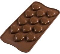 Famanu, Moules en forme de cœur pour chocolats 3D - Coffret de 12