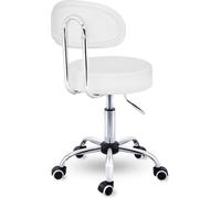 Famanu : Siège de bureau réglable et pivotant, avec repose-pieds, hauteur réglable de 47 à 60 cm