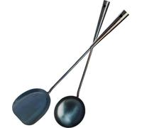 Famanu Wokgerei : Spatules et louches artisanales - Spatule de 40 cm, louche de 45 cm
