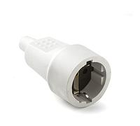 FAMATEL 2104-b Base Mobile schuko TT 16 A-250 V PVC Gomme Blanc