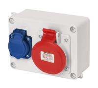 FAMATEL 3067 - Boitier étanche 1 prise 2P + TTL + 1 3P + T