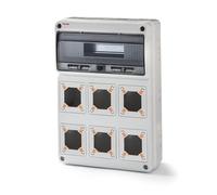 Famatel 3962 - Boîte 506x330x130 13 élément 6 modules acqua combi ip65