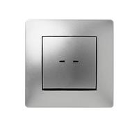 Famatel 6516505066 Bouton lumineux 10 A 250 V Aluminium 9211, multicolore