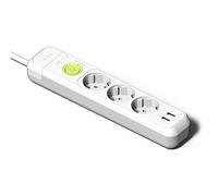 FAMATEL Base multiple anglaise + Câble 3 prise interrupteur 13 A 250 V