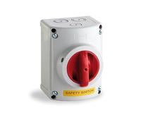 FAMATEL Interrupteur Cour IP65 2 pôles 32 A 105 x 95 x 100