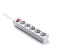 Famatel M258260 Multiprise TT à 5 prises avec interrupteur