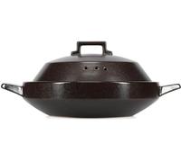 Fameilleur Obun Plat à Four Porcelaine Noir 34x26cm | Ovale avec Couvercle