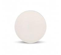 Fameilleur Solis Assiette Plate Porcelaine Blanche 25cm Lot de 6 | Passe au Lave-Vaisselle