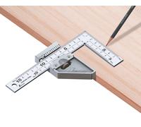 FAMEX 12512 Équerre de charpentier Shinwa 150 x 75 mm – Outil de précision avec butée