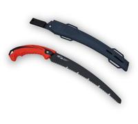 FAMEX 5513 Scie d'élagage japonaise 300 mm 7 TPI - Fabriquée au Japon, denture M et revêtement de friction PTFE, ultra tranchante - Scie japonaise pour jardin, élagueuse, scie à main