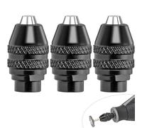 Famgee Lot de 3 mandrins sans hangement rapide 4486 de 0,3 cm à 0,3 cm compatibles avec l'outil rotatif Dremel 395 3000 3100 4000 4300 7300 7700 8200 8250 Multipro
