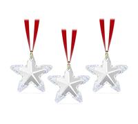 Famille Exclusive Décoration Étoile d’Hiver Set de 3, Blanc OS